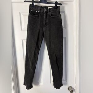 Rag & Bone Women's Black Straight Jeans